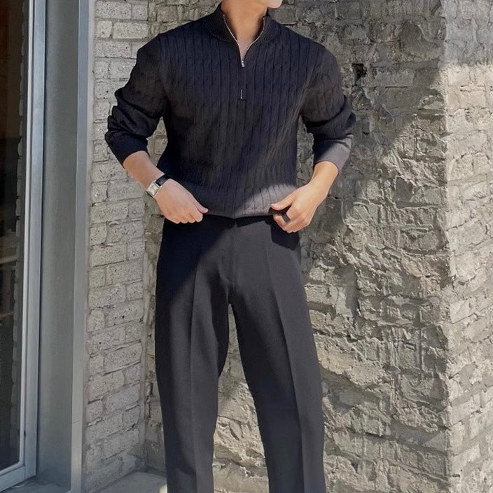 GWANGJU - Suéter con media cremallera GWANGJU