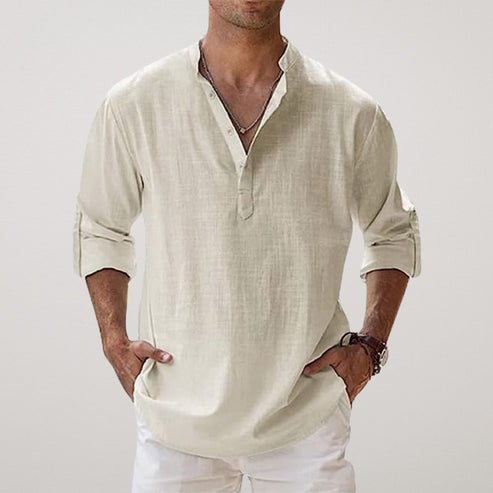 CAPRI - Camisa de verano de lino