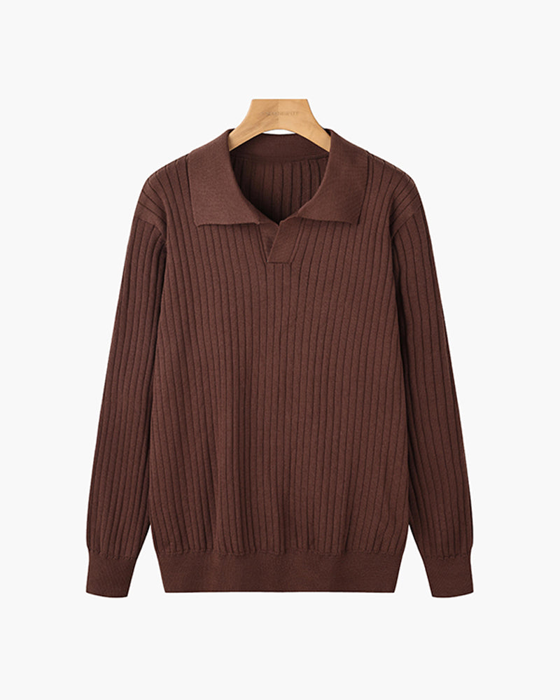 SUWON -Polo de cuello en V