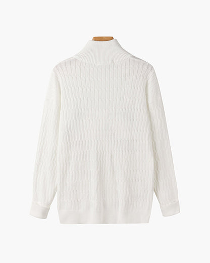 GWANGJU - Suéter con media cremallera GWANGJU